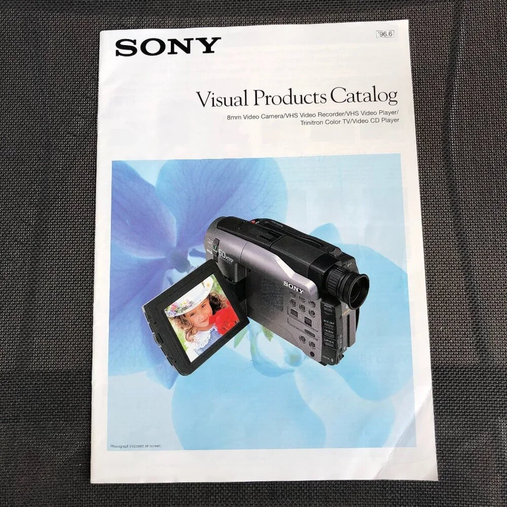 1996 Sony Visual catalog